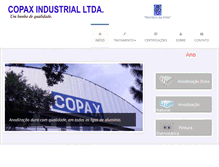 Tablet Screenshot of copax.com.br